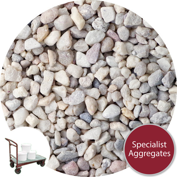 Rounded Gravel - Floral White - Collect